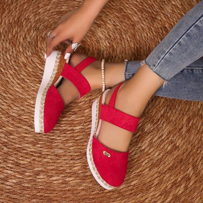 Espadrille Wedge Platform Sandals