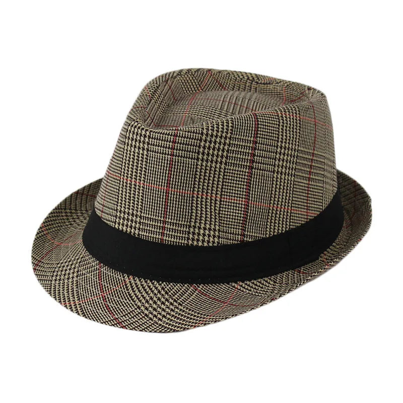 Classic Linen Fedora Hat