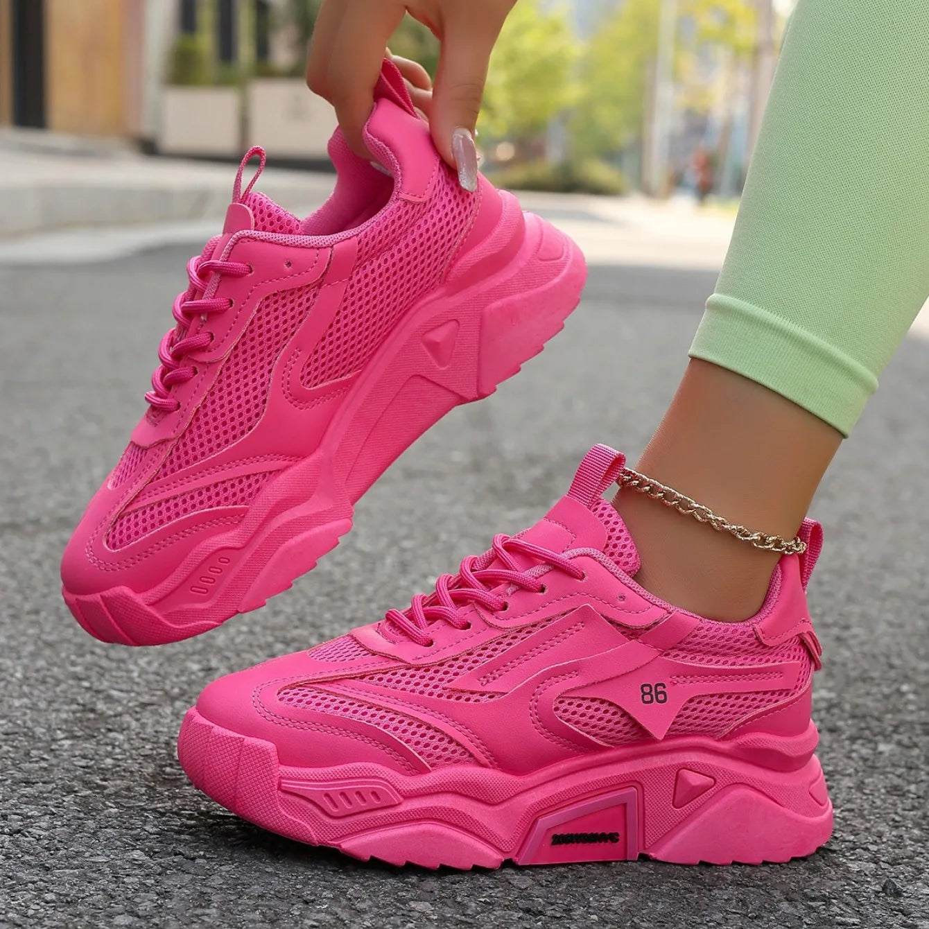 Breathable Chunky Sneakers for Women