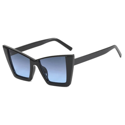Oversized Bar Cat Eye Sunglasses