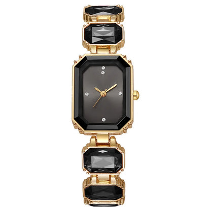 Elegant Women Rectangle Dial Watch