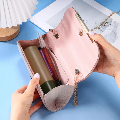 Luxury Shimmer Envelope Clutch