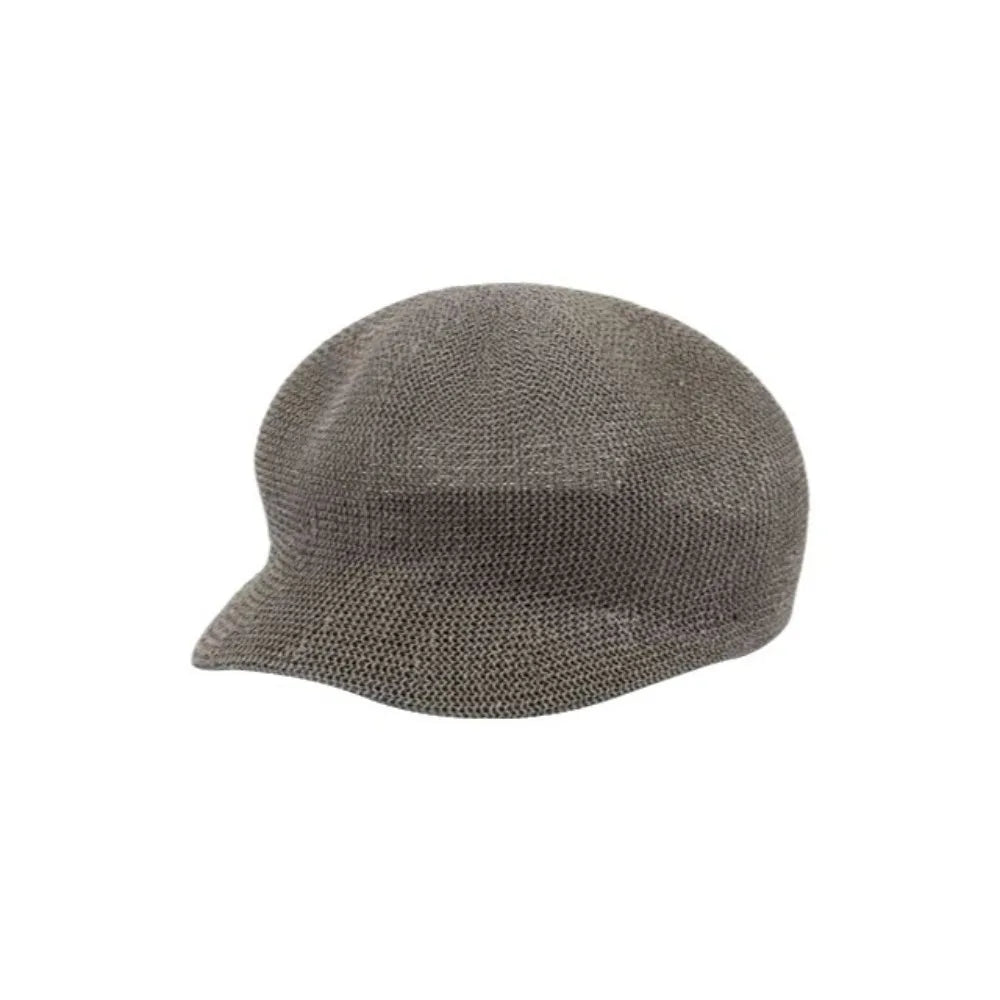 Breathable Woven Visor Newsboy Cap