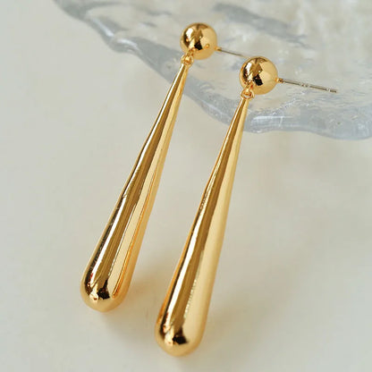 Minimalist Water Droplet Earrings