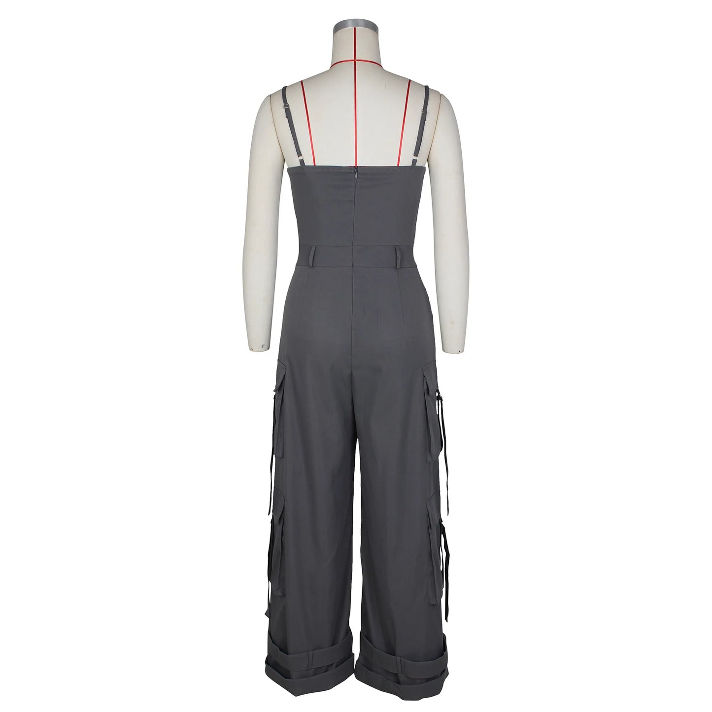 Elegant Mid Waist Jumpsuit