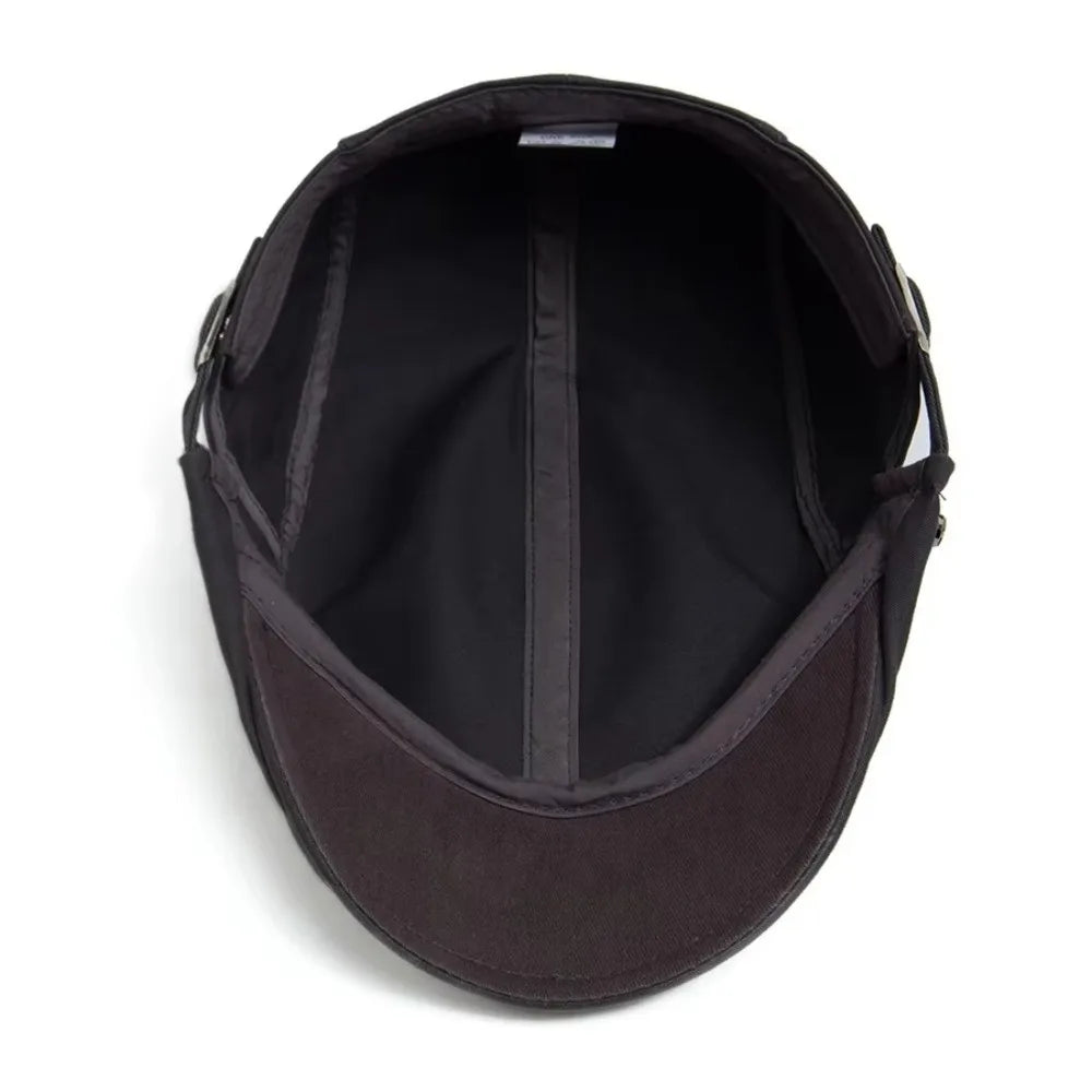 Heritage Cotton Adjustable Newsboy Beret
