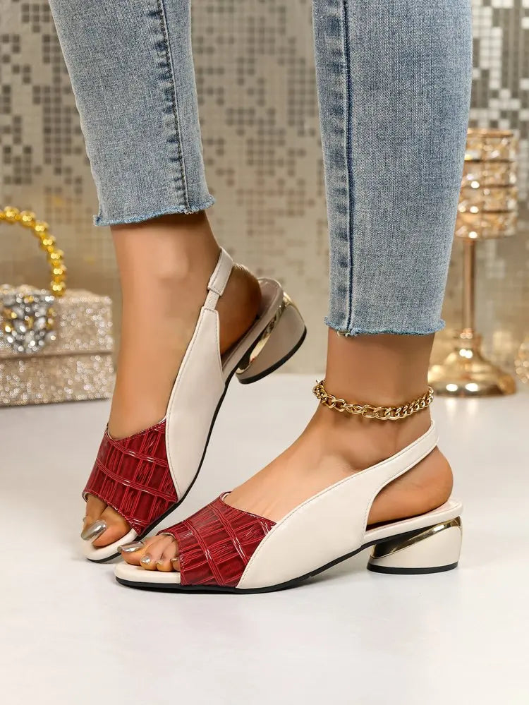 Elegant Mid-Heel Sandals
