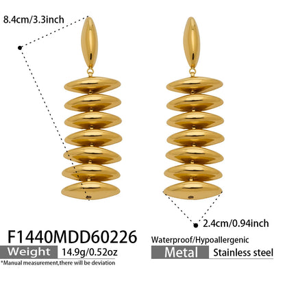 Sculptural Gold Beaded Jewelry Collection