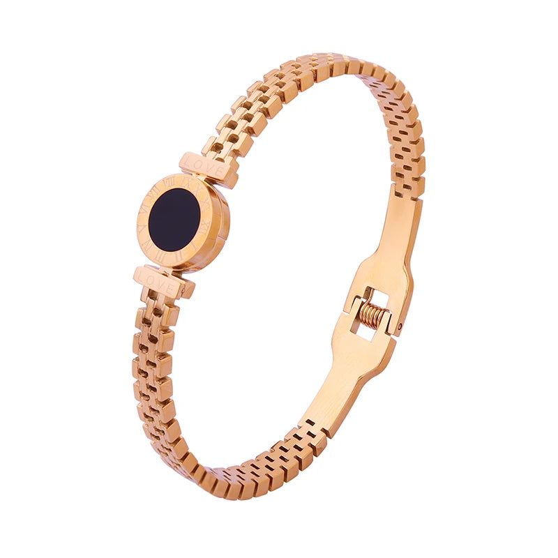 Roman Numeral Statement Bracelet