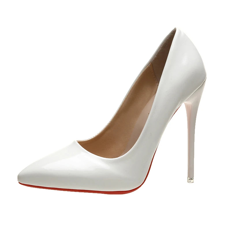 Elegant Red Sole Stiletto Pumps