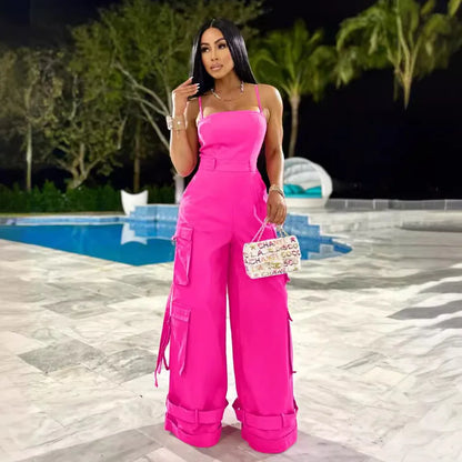 Elegant Mid Waist Jumpsuit