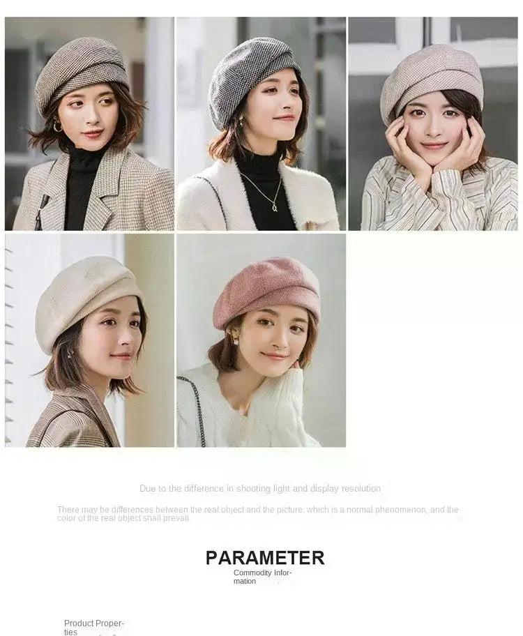 Elegant Winter Wool Beret