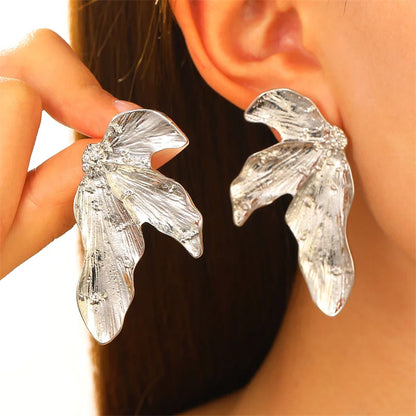 Golden Statement Earrings Collection