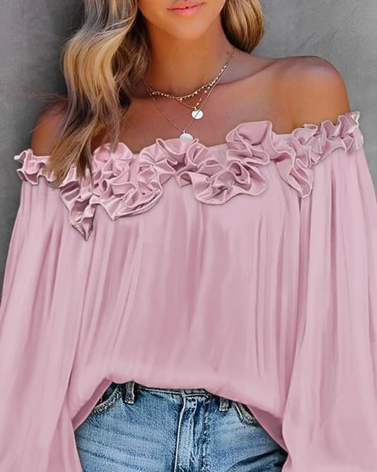 Dressy Casual Off Shoulder Top