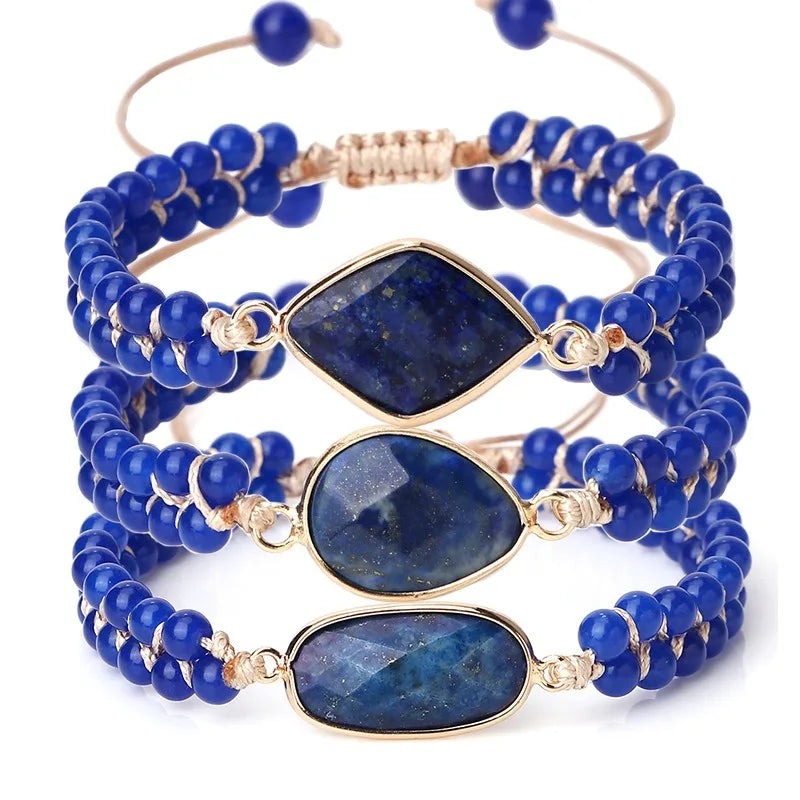 Handmade Natural Stone Beaded Bracelet