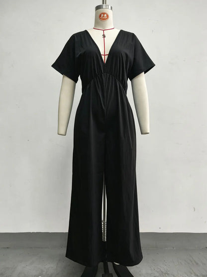 Marrakech Breeze V-Neck Harem Jumpsuit