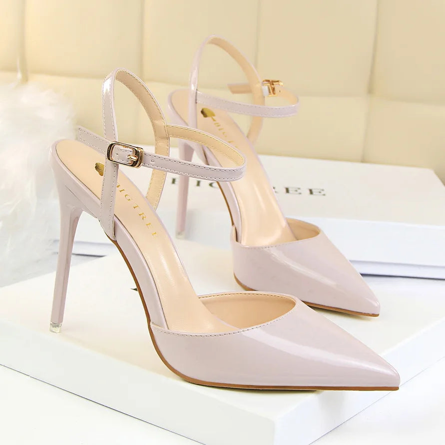 Pointed Toe Thin Heel Dress Shoes
