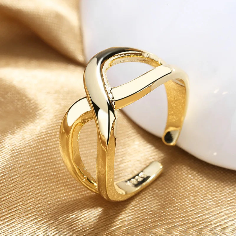 Exquisite Adjustable Sterling Silver Ring