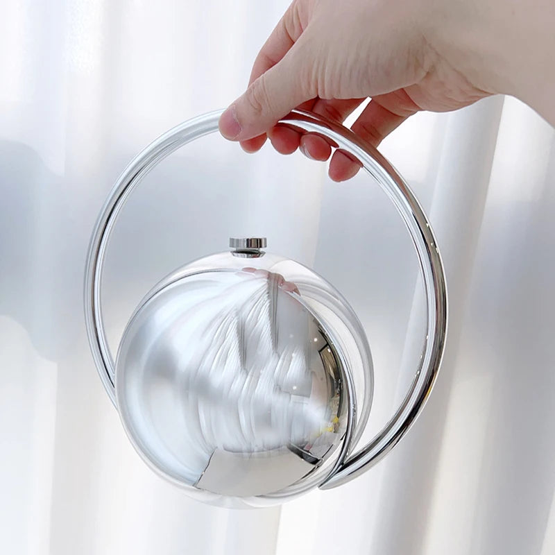  The Orb Marble Sphere Clutch