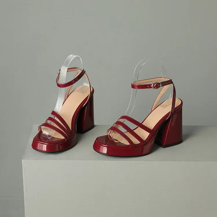 Ankle Wrap High Heel Sandals