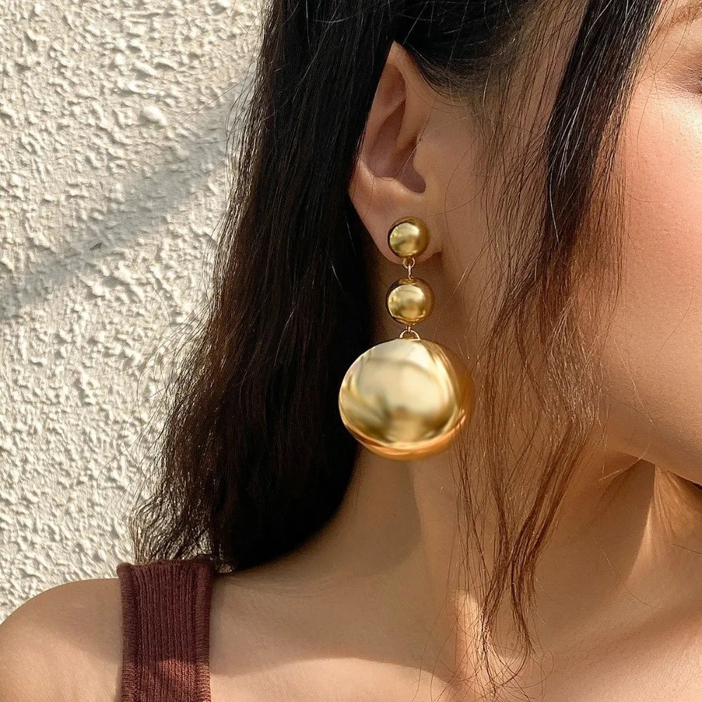 Chunky Ball Chain Necklace & Earring Set