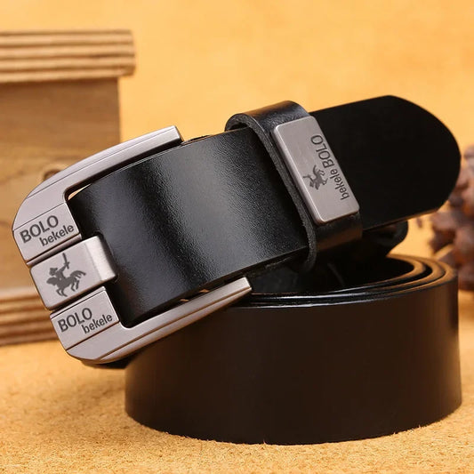 Luxury Cowhide Leather Men's Belt
