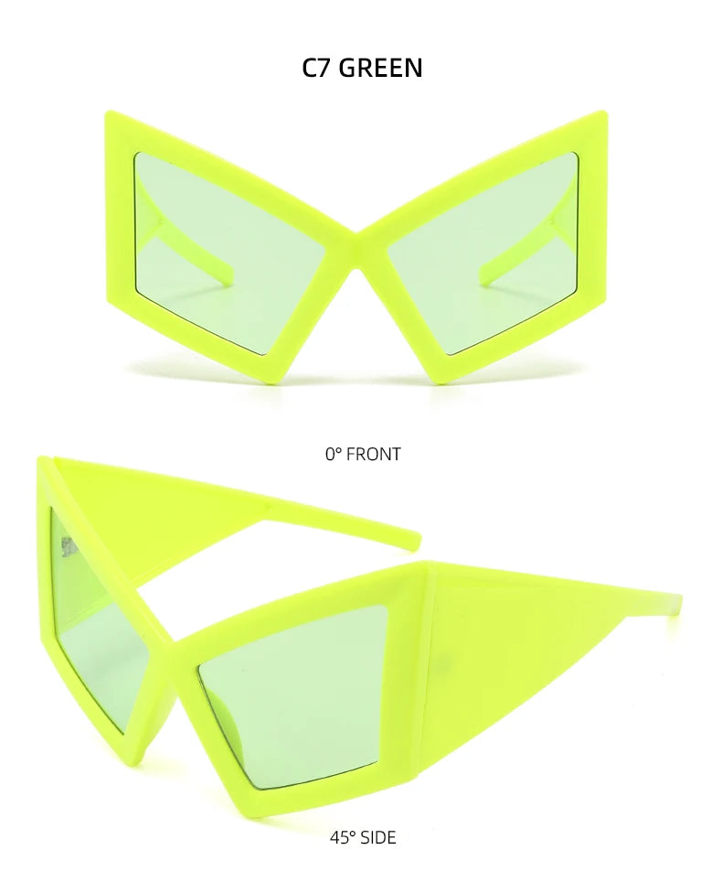 Futuristic Vision Shield Sunglasses