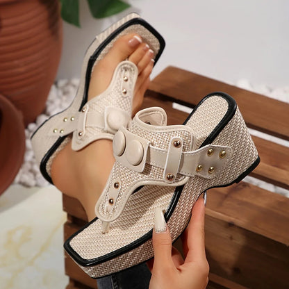 Square Platform Sandals
