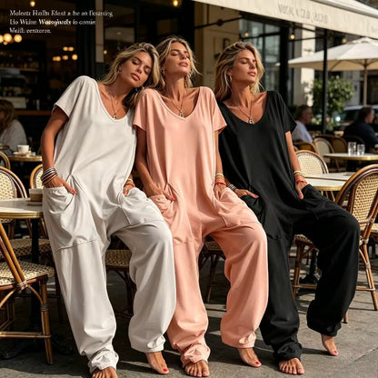 Women's Casual Baggy Pocket Jumpsuit