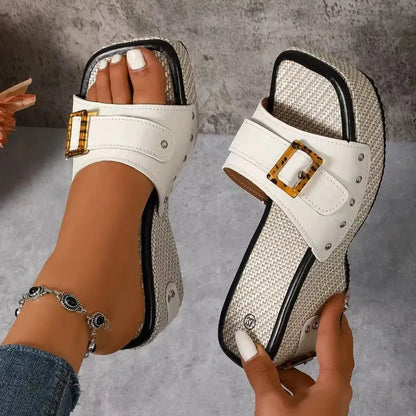 Square Platform Sandals