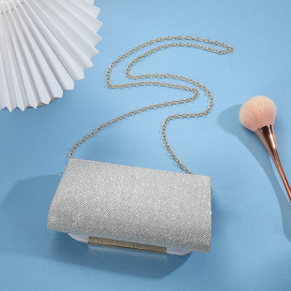 Luxury Shimmer Envelope Clutch