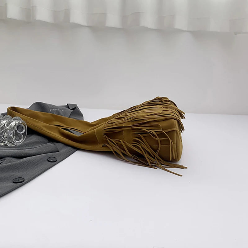 The Muse Soft Fringe Hobo Bag