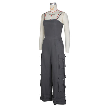 Elegant Mid Waist Jumpsuit