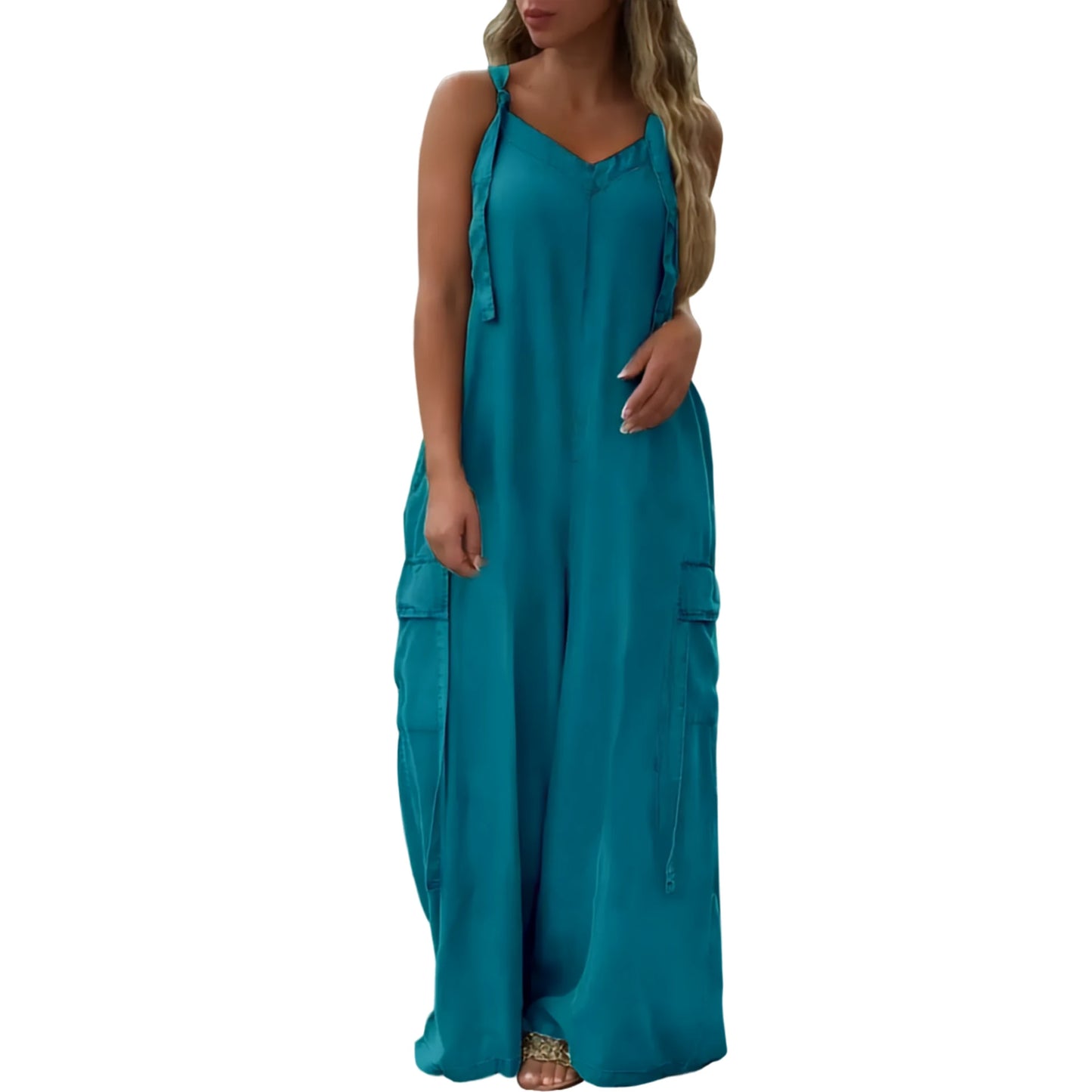 Boho Casual Wide Leg Jumpsuit