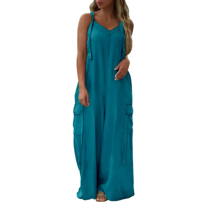 Boho Casual Wide Leg Jumpsuit