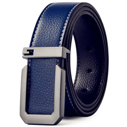 Sleek Automatic Leather Belt