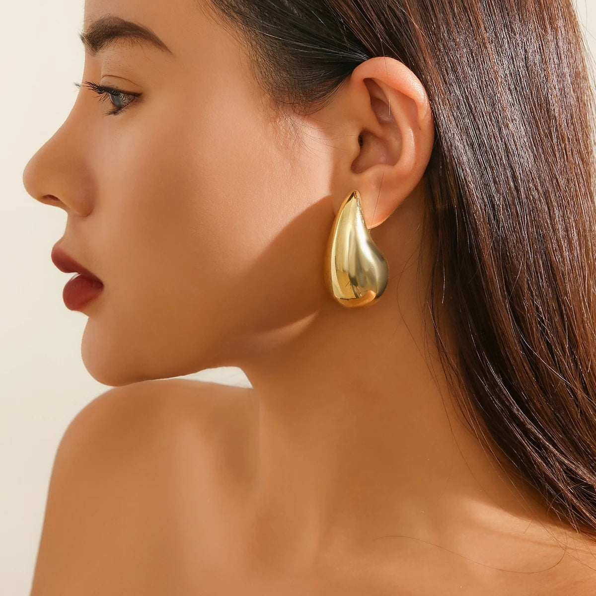 Luxe Drop Metal Earrings