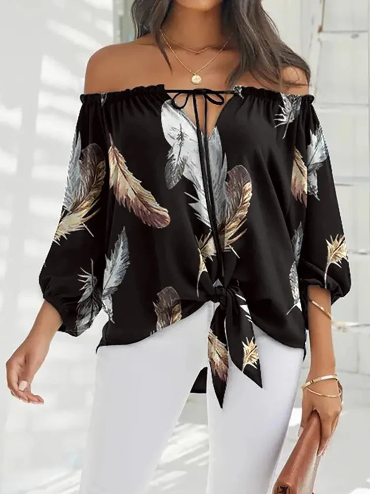 Elegant Off Shoulder Summer Top