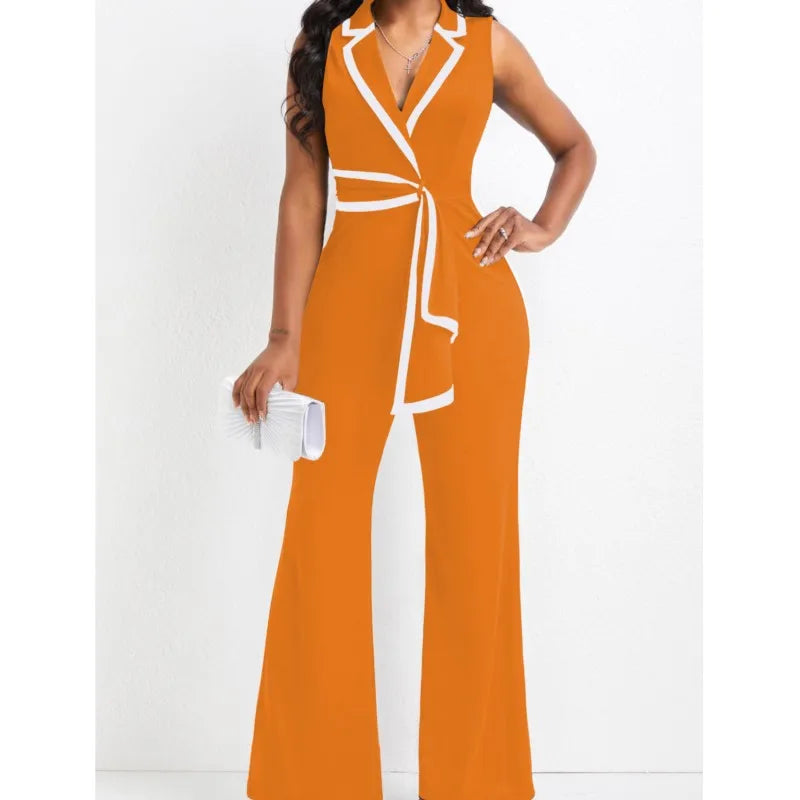 Dressy Casual Sleeveless Jumpsuit