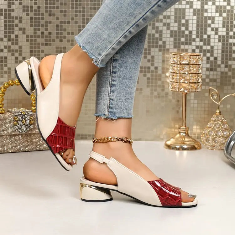 Elegant Mid-Heel Sandals