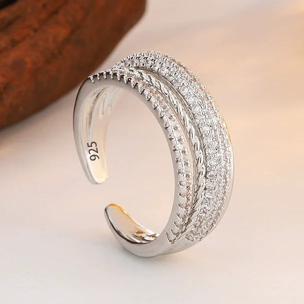Bohemian Silver Adjustable Rings