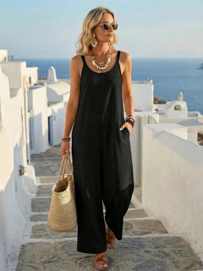 Effortless Summer Wide Leg Jumpsuit