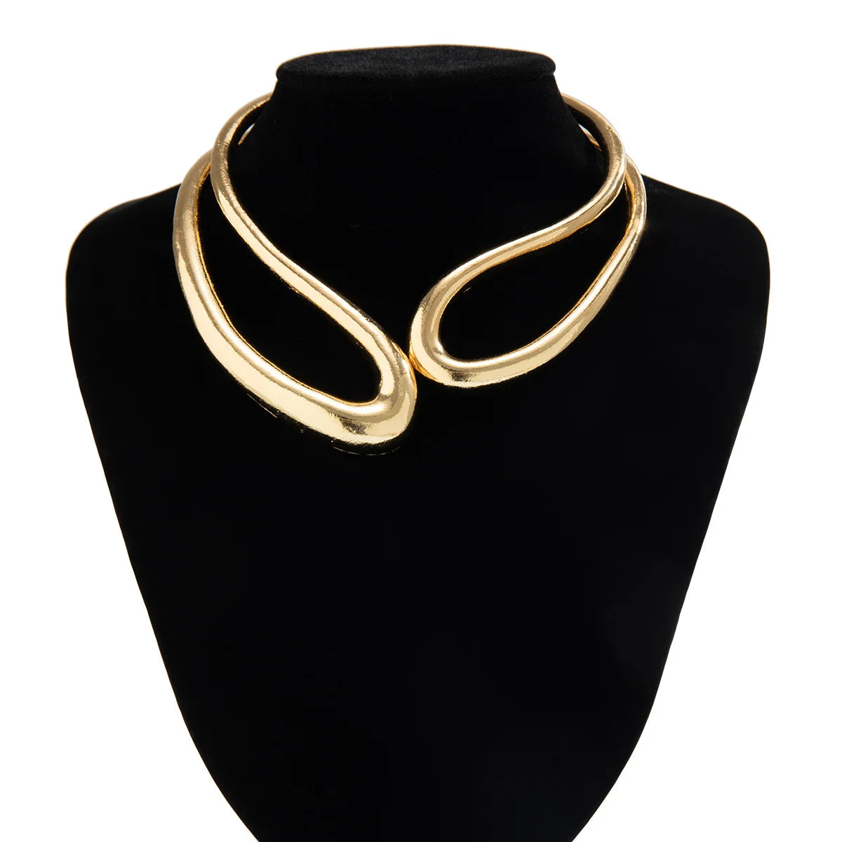 Steampunk Irregular Clavicle Torques Necklace