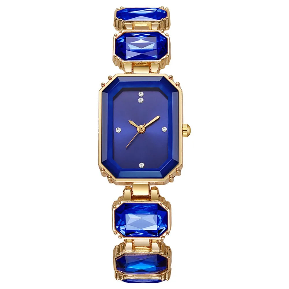 Elegant Women Rectangle Dial Watch