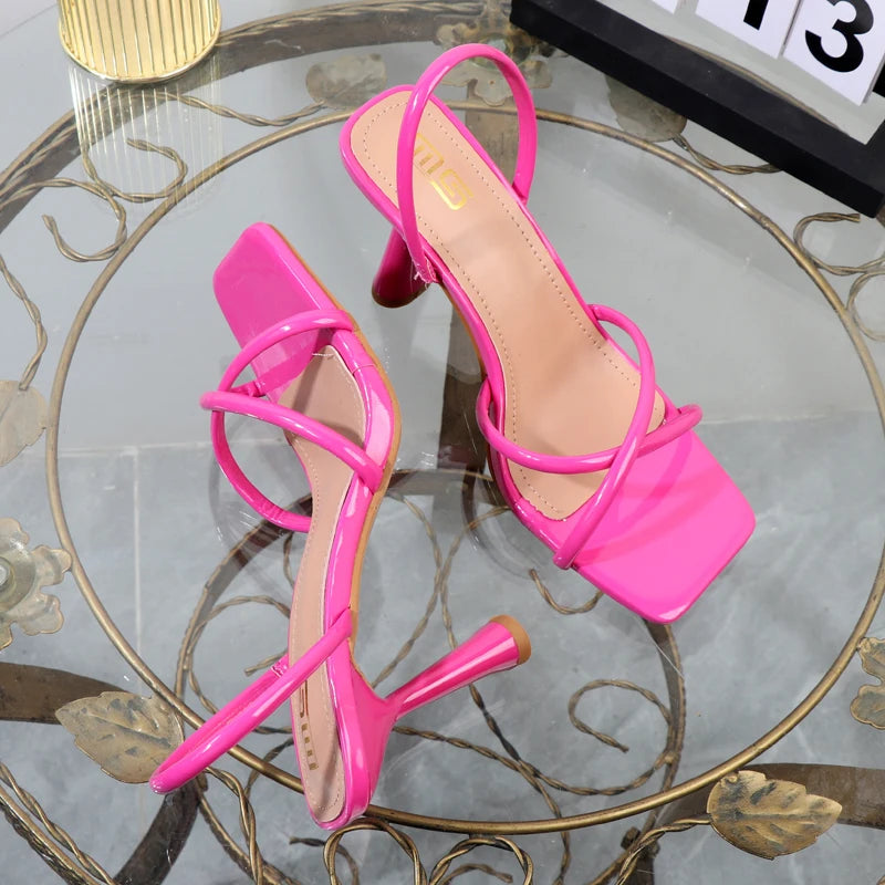 Square Toe Stiletto Heels