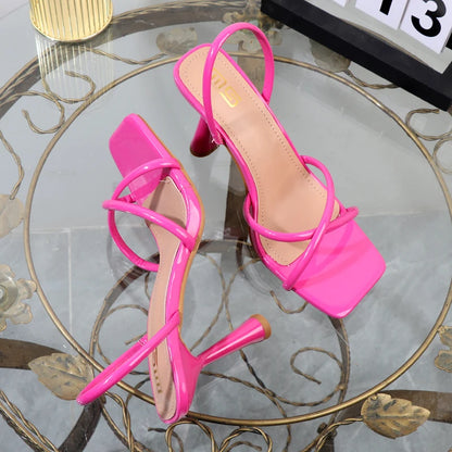 Square Toe Stiletto Heels