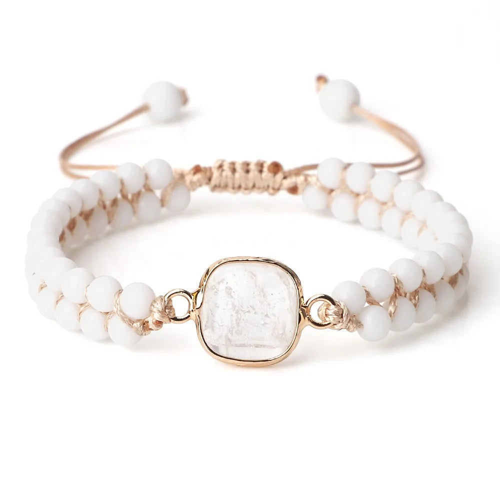 Handmade Natural Stone Beaded Bracelet