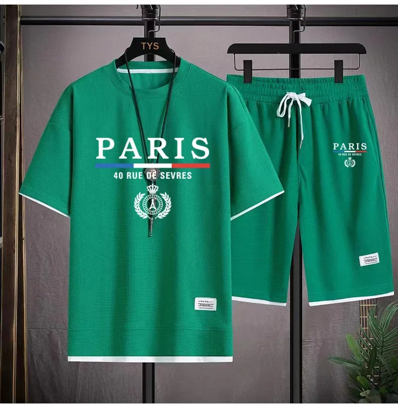 Men’s Casual Shorts Set Tracksuit