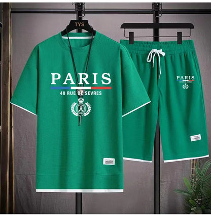 Men’s Casual Shorts Set Tracksuit