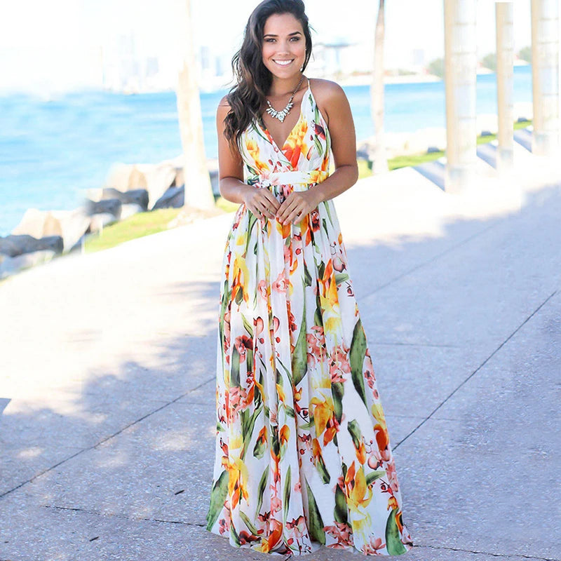 Women's Floral Long Sundress